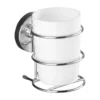 Wand-Zahnputzbecher „Milazzo“, 2er Set, Vacuum-Loc® WENKO