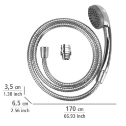 Waschbeckenbrause, mit Easy-Clip Schiebefunktion WENKO