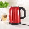 Wasserkocher rot-metallic Basilico