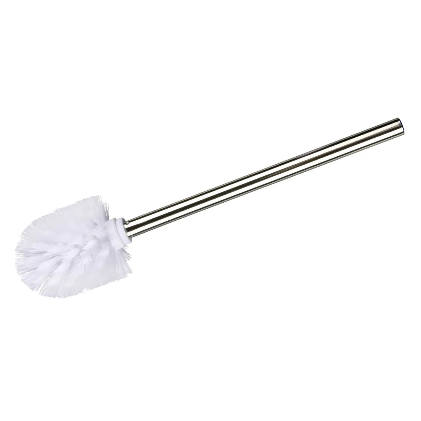 WC-Bürste mit Edelstahlstiel „Glänzend“ 3er Set Weiß WENKO