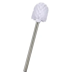WC-Bürste mit Edelstahlstiel „Glänzend“ 3er Set Weiß WENKO