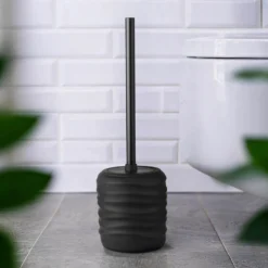 WC-Garnitur „Illana“ Schwarz Soft-Touch WENKO