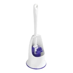 WC-Hygiene-Garnitur Lila 2er-Set mit Randbürste Maximex