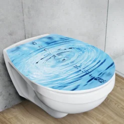 WC-Sitz „Droplets Hochglanz“ mit Absenkautomatik WENKO