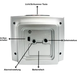 Wecker mit Leuchtziffern Bergström