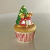 Weihnachtsdeko Weihnachtsmäuse auf Cupcake