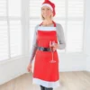 Weihnachtsschürze + Mütze 2er-Set