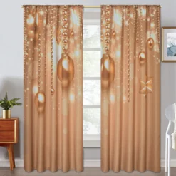 Weihnachtsvorhang 140 x 230 cm Eldo, 2er-Set