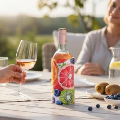 Weinkühler Flaschenkühler Fruchtdekor Basilico