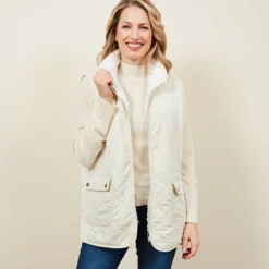 Wendeweste "Emilia" beige