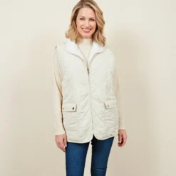 Wendeweste "Emilia" beige