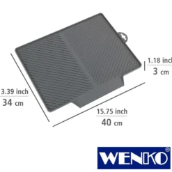 WENKO Abtropfmatte Nelia Maxi, 40 x 35