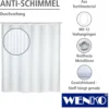 WENKO Anti-Schimmel Duschvorhang Palais, Textil (Polyester), 180 x 200 cm, waschbar