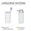 WENKO Bad Accessoire Set "Calvo" weiß matt, 4-tlg.