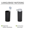 WENKO Badezimmer Set "Calvo" schwarz matt, 4-tlg.