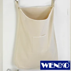WENKO Über-Tür Wäschesammler Canguro Beige, 65 l