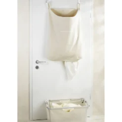 WENKO Über-Tür Wäschesammler Canguro Beige, 65 l