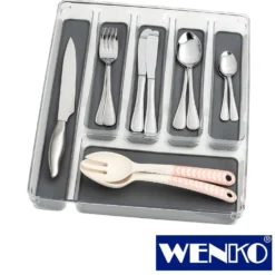 WENKO Besteckkasten 6 Fächer