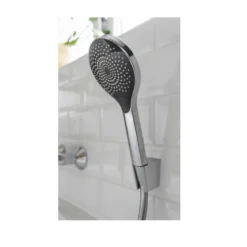 WENKO Duschkopf Watersaving Chrom, Ø 12 cm