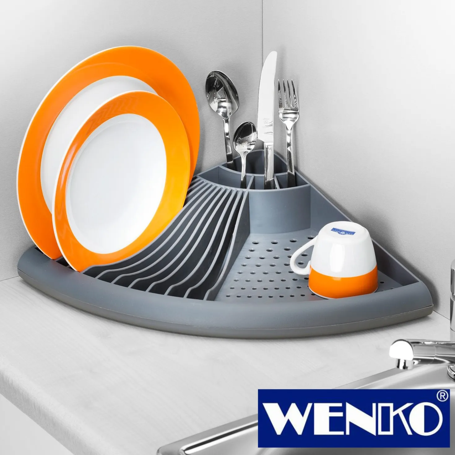 WENKO Eck-Geschirrabtropfer