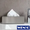 WENKO Edelstahlbox für Kosmetiktücher Edelstahl, rostfrei