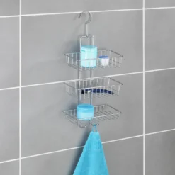 WENKO Exclusiv Duschcaddy Mod. Nivala 3 Ablagen, Chrom