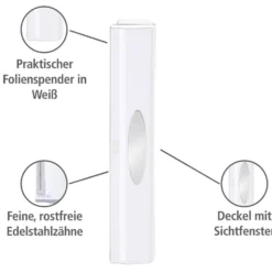 WENKO Folienschneider Mod. Perfect-Cutter Weiß, mit Sichtfenster