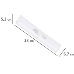 WENKO Folienschneider Mod. Perfect-Cutter Weiß, mit Sichtfenster