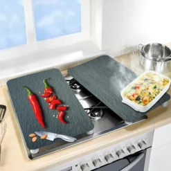 WENKO Herdabdeckplatten Universal Mod. Cayenne 2er Set, für alle Herdarten