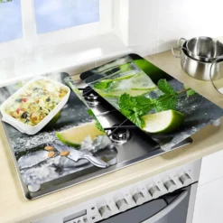 WENKO Herdabdeckplatte Universal Mojito 2er Set, für alle Herdarten
