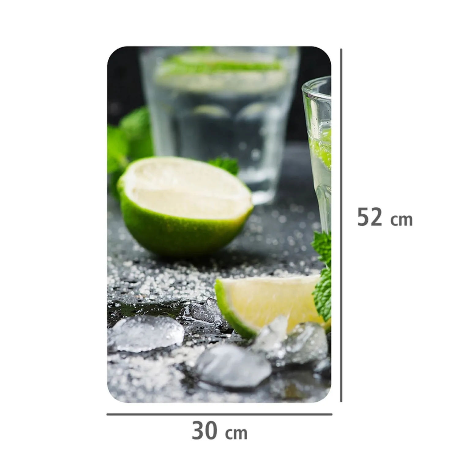 WENKO Herdabdeckplatte Universal Mojito 2er Set, für alle Herdarten