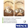 WENKO Herdabdeckplatte Universal Kaffee 2er Set, für alle Herdarten
