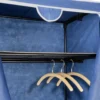 WENKO Kleiderschrank Air mit Ablage, Stoffschrank, Faltschrank