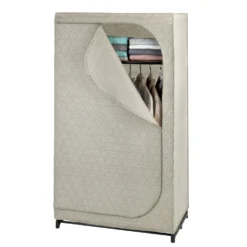 WENKO Kleiderschrank Mod. Balance mit Ablage, Stoffschrank, Faltschrank