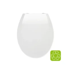 WENKO Premium WC-Sitz Mod. Kos Weiß, recycelbarer Thermoplast, mit Absenkautomatik