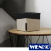 WENKO Raumentfeuchter Cube, Beige, 500 g, 2er Set, Luftentfeuchter