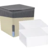 WENKO Raumentfeuchter Cube Beige 2 x 500 g, für Räume bis ca. 40 m³