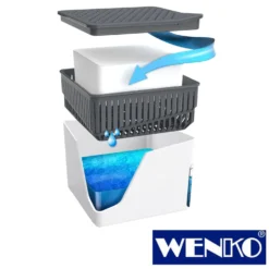 WENKO Raumentfeuchter Cube Nachfüller 1000 g, 3er Set