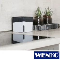 WENKO Raumentfeuchter Cube, Weiß, 500 g, 2er Set, Luftentfeuchter