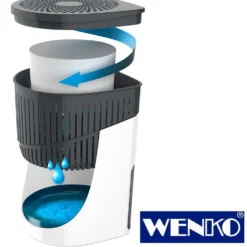 WENKO Raumentfeuchter Drop Nachfüller 1000 g, 3er Set