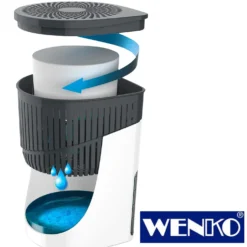 WENKO Raumentfeuchter Drop Nachfüller 1000 g mit Orangenduft, 3er Set