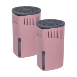 WENKO Raumentfeuchter Drop Rosa 1000 g 2er Set