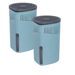WENKO Raumentfeuchter Drop Türkis 1000 g 2er Set