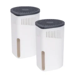 WENKO Raumentfeuchter Drop Weiß 1000 g 2er Set