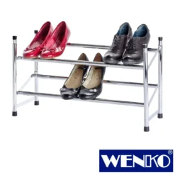 WENKO Schuhregal ausziehbar, für 10 Paar Schuhe
