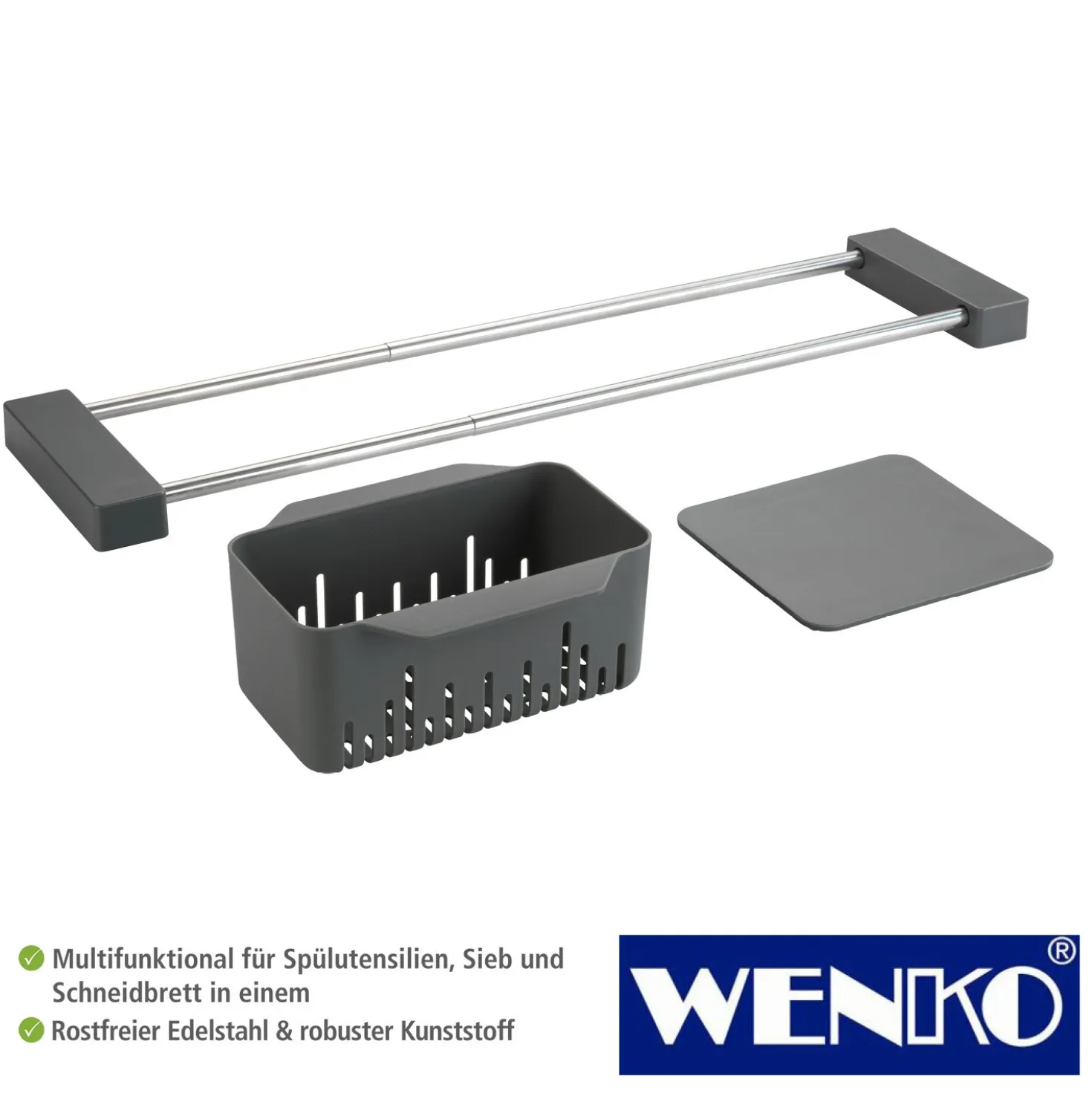WENKO Spülen-Caddy Cami, Spülorganizer, ausziehbar