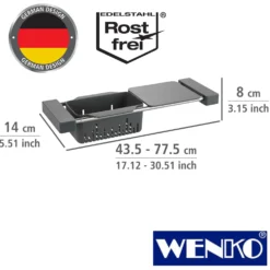 WENKO Spülen-Caddy Cami, Spülorganizer, ausziehbar