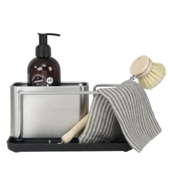 WENKO Spülorganizer Edelstahl Mod. Orio, Spülbecken-Caddy, rostfrei