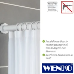 WENKO Teleskop-Duschstange