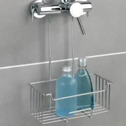 WENKO Thermostat-Dusch-Caddy Mod. Milo Edelstahl, rostfrei